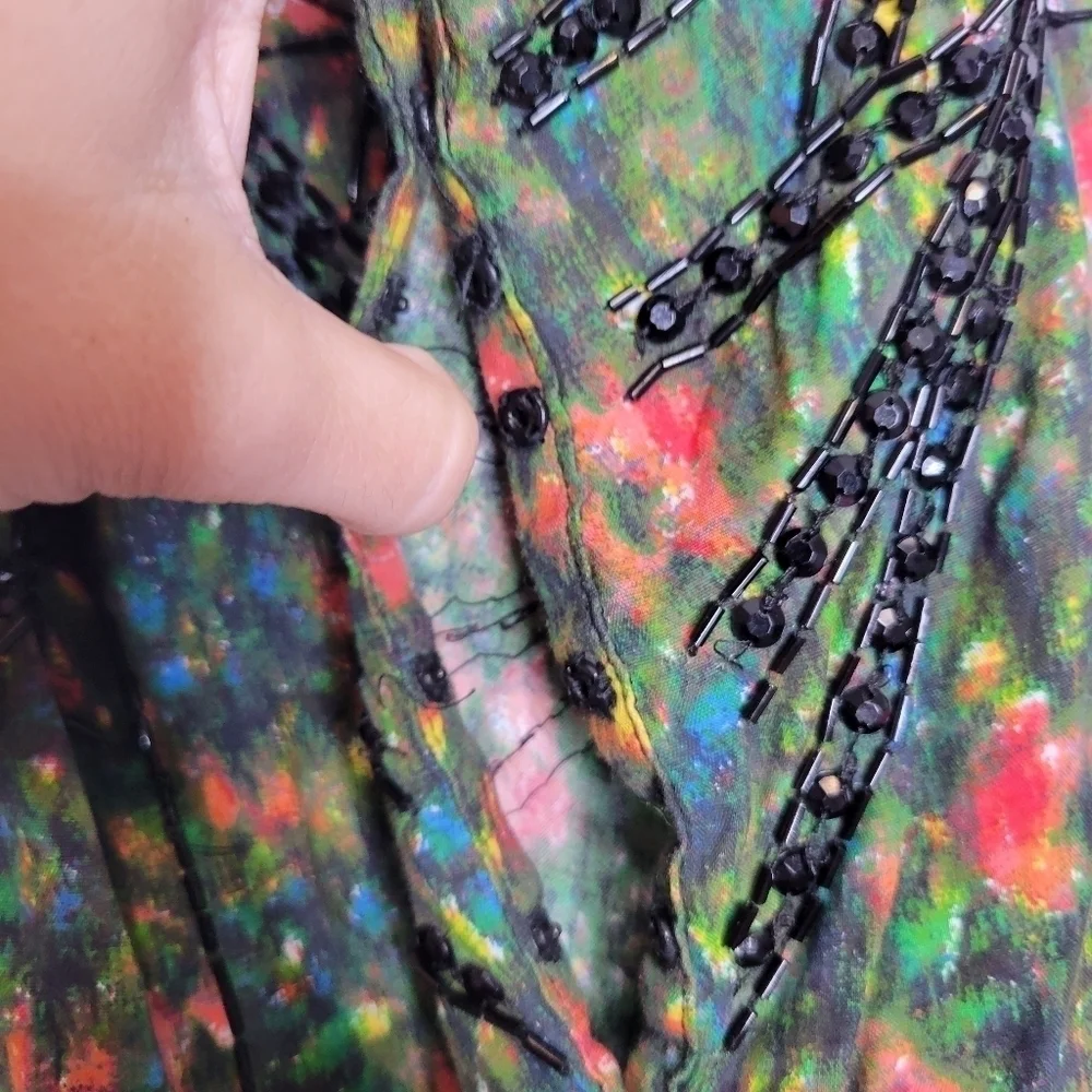 Free People Intimately Floral Sequin Dress Women's Size Extra Small - Picture 9 of 13